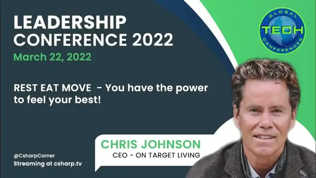 'Video thumbnail for REST EAT MOVE - you have the power to feel your best by Chris Johnson'