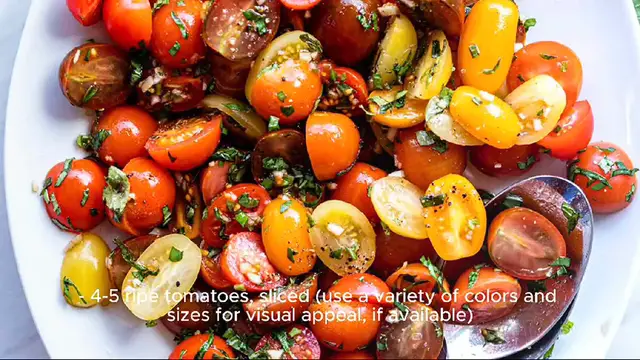 Video thumbnail for tomato salad recipe