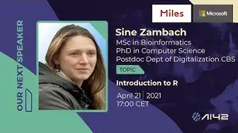 Video thumbnail for Introduction to R - session 1