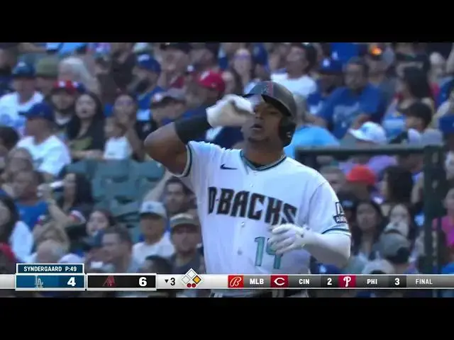 'Video thumbnail for Gabriel Moreno CRANKS a RBI Single, Scoring Corbin Carroll! | Arizona Diamondbacks | 4/8/2023'