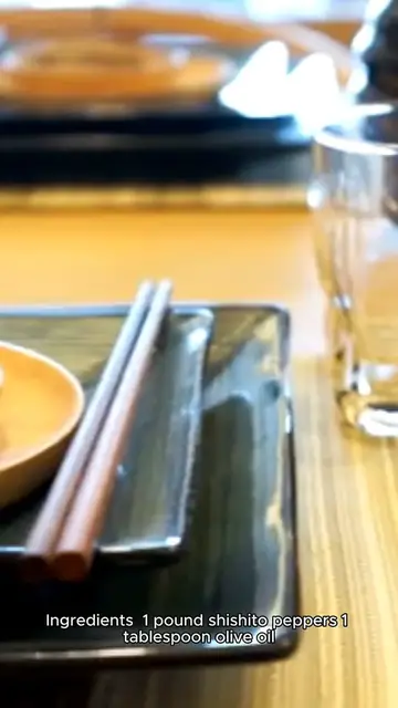 Video thumbnail for shishito peppers recipe