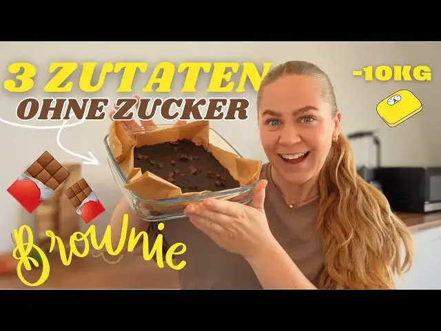 Video thumbnail for DIE BESTEN UND SAFTIGSTEN, ZUCKERFREIEN SCHOKOBROWNIES!