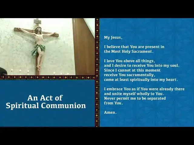 'Video thumbnail for Holy Mass from St Edward the Confessor in Tallulah 10-13-2024'