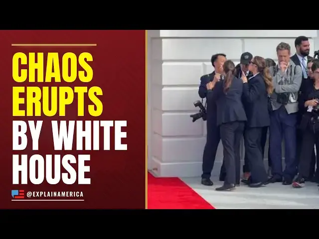 Video thumbnail for CHAOS ERUPTS Outside White House - Secret Service Rushes In
