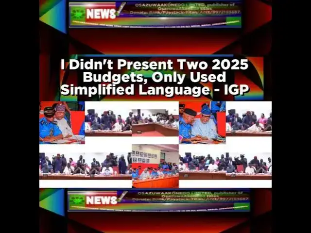 Video thumbnail for I Didn't Present Two 2025 Budgets, Only Used Simplified Language - IGP