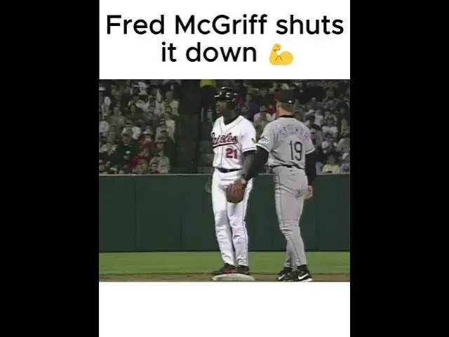 'Video thumbnail for Fred McGriff flashes the leather at first! 🔥'