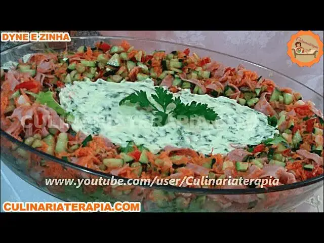 Video thumbnail for SALADA BAILARINA - Salada Light de Maionese Legumes e Alface - Dyne e Zinha
