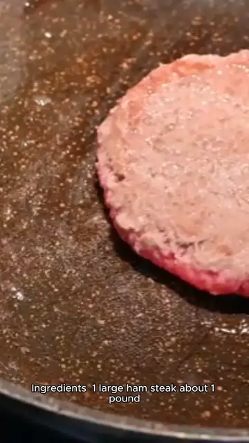 Video thumbnail for ham steak recipe