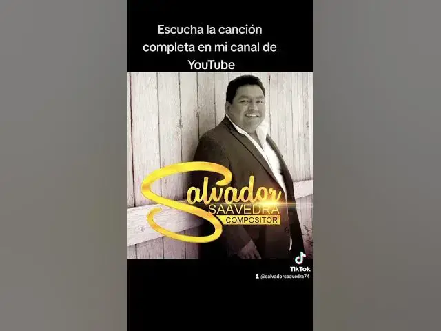 Video thumbnail for Escucha la canción completa en mi canal de YouTube. #NomásARatos #EstiloBanda #SalvadorSaavedra