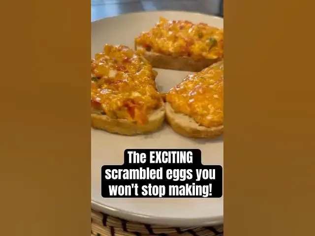 Video thumbnail for Why You'll be OBSESSED with These Indian Scrambled Eggs! #shorts