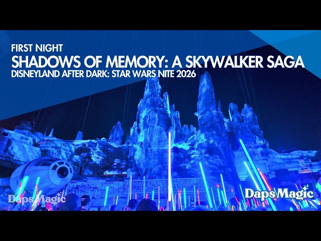 Video thumbnail for Shadows of Memory: A Skywalker Saga | Disneyland After Dark: Star Wars Nite 4K 🌌⚔️