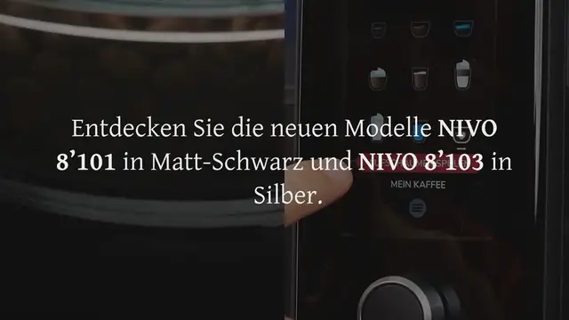 Video thumbnail for Nivona 8000er Serie Kaffeevollautomat Test 2024: Ist der NIVO 8’ Kaffeevollautomat wirklich neu & innovativ?