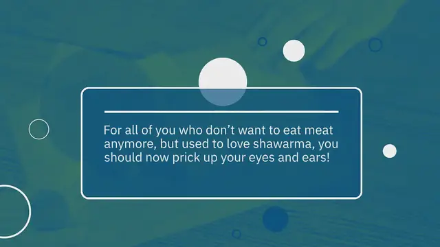 Video thumbnail for Vegan shawarma