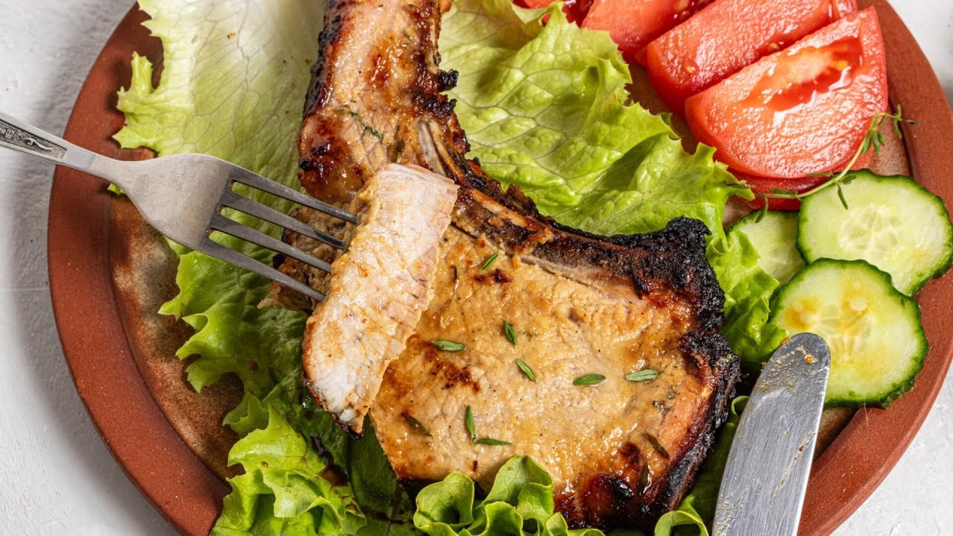 Video thumbnail for Honey Mustard Air Fryer Pork Chops Recipe