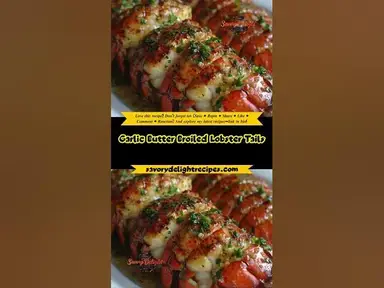 'Video thumbnail for Garlic Butter Broiled Lobster Tails'