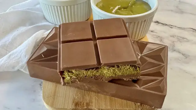 'Video thumbnail for Our Homemade Dubai Chocolate Bar Recipe Will Satisfy Your Sweet Tooth'