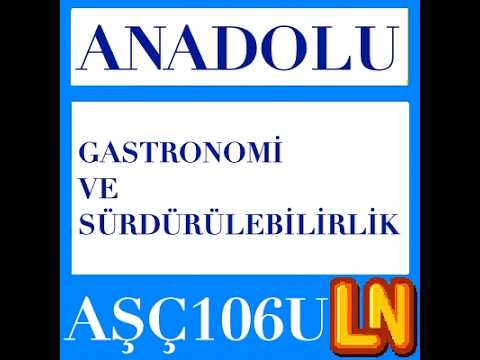 Video thumbnail for AŞÇ106U Gastronomi ve Sürdürülebilirlik 2024-2025 Vize Soruları