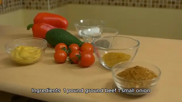 Video thumbnail for beef burgur soap recipe