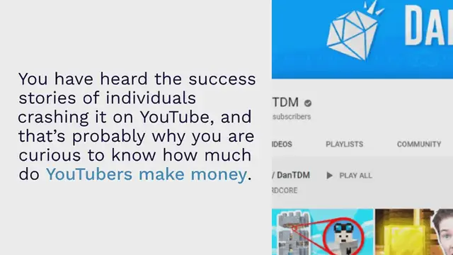 Video thumbnail for How Much Do Youtubers Make 2024