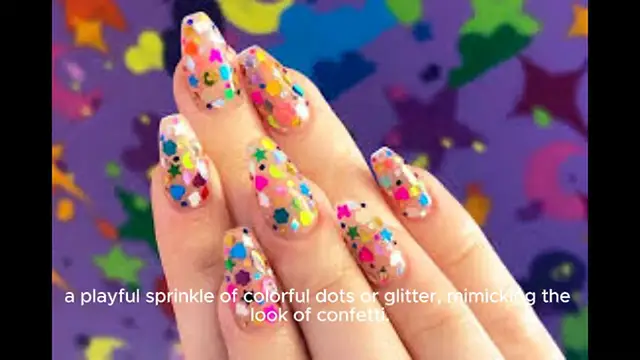 Video thumbnail for Confetti Nails