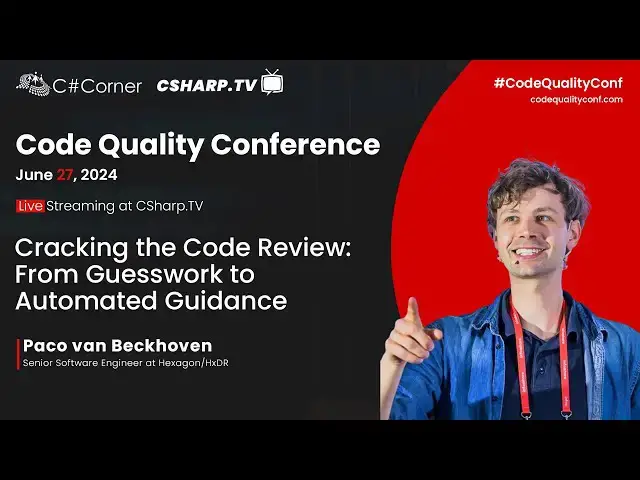 'Video thumbnail for Cracking the Code Review  from Guesswork to Automated Guidance'