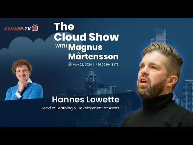 'Video thumbnail for The Cloud Show with Magnus Mårtensson ft. Hannes Lowette - Ep. 28'