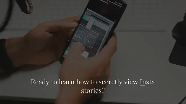 Video thumbnail for The Lowdown on Using Outside Websites for Secret Insta Story Views