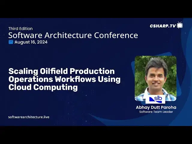 'Video thumbnail for Scaling oilfield production operations workflows using cloud computing'