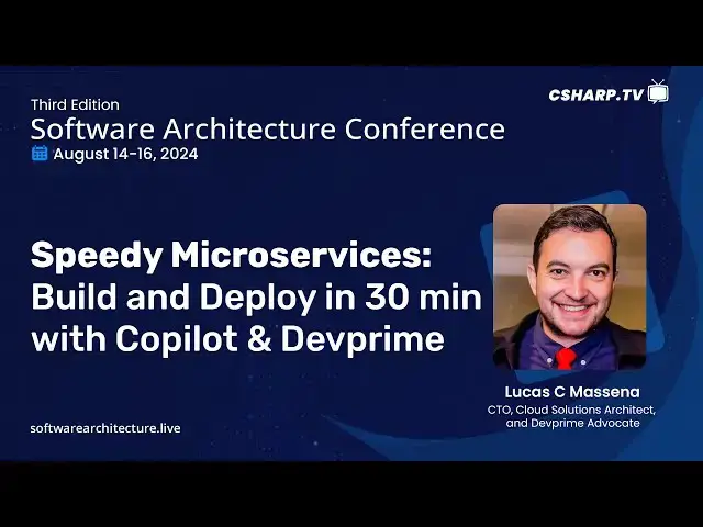 'Video thumbnail for Speedy Microservices: Build and Deploy in 30 min with Copilot & Devprime'