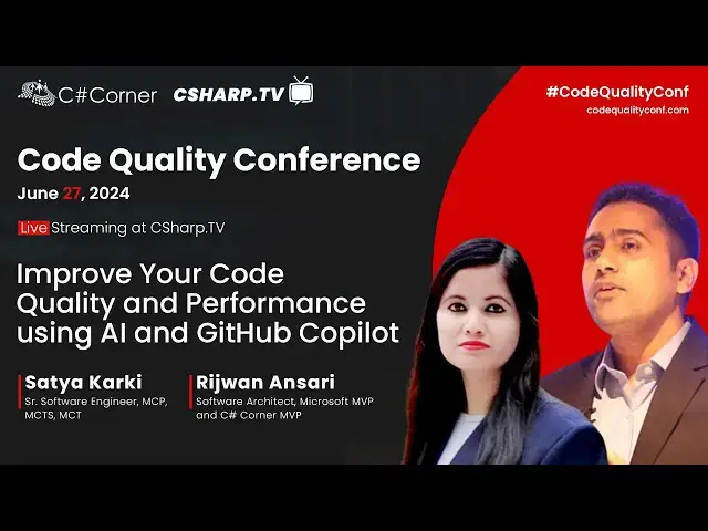 'Video thumbnail for Improve Your Code Quality and Performance using AI and GitHub Copilot'