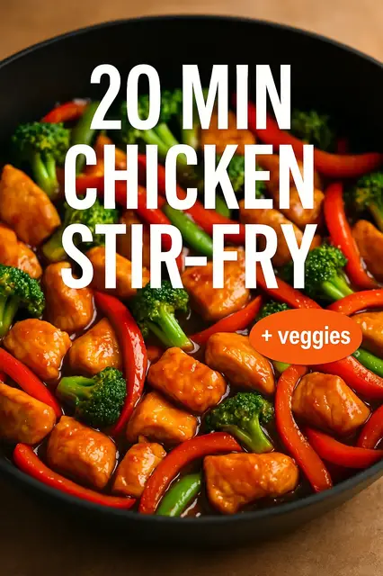 Video thumbnail for Quick & Flavorful Chicken Stir-Fry Recipe in 20 Minutes