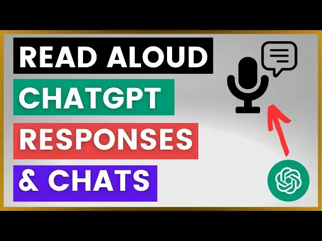 Video thumbnail for How To Read Aloud ChatGPT Responses? [in 2024]