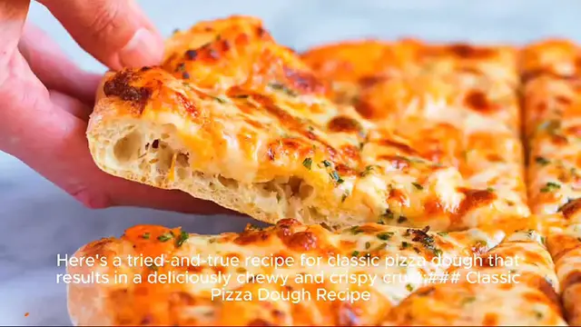 Video thumbnail for best pizza dough recipe