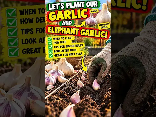 Video thumbnail for Plant Garlic NOW for a Bigger Harvest! 🧄🌱 #shorts