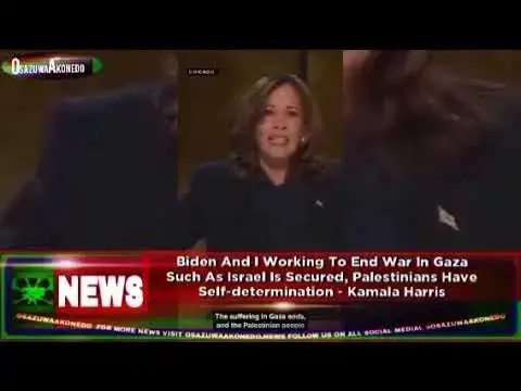 Video thumbnail for Biden And I Working To End War In Gaza Such As Israel Is Secured, Palestinians Have Self...