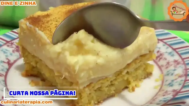 Video thumbnail for Bolo Curau de Milho Cremoso