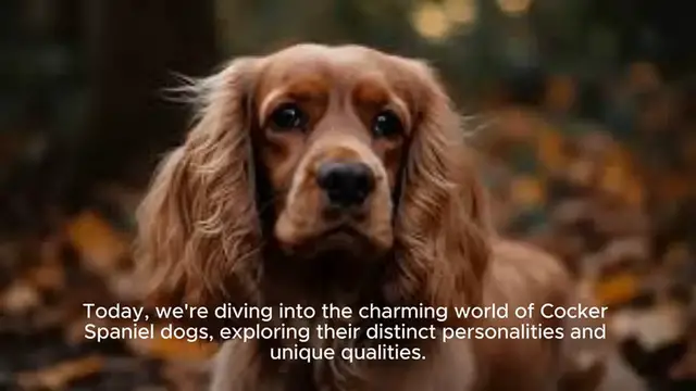 Video thumbnail for Cocker Spaniel