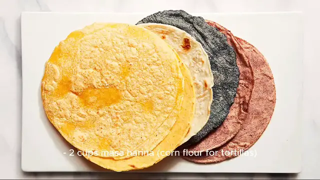 Video thumbnail for corn tortilla recipe