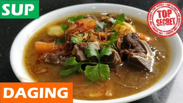 Video thumbnail for Resepi Sup Daging Simple