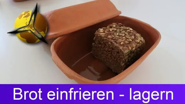 Video thumbnail for Brot lange frisch halten, lagern und einfrieren