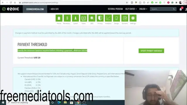 Video thumbnail for Ezoic Ads First Payment Earnings 113 Dollars Sent to Payoneer Account Payout January 2021 Live Proof