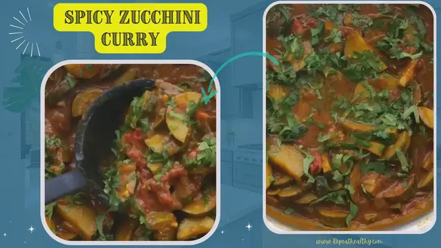 Video thumbnail for Ultra Easy Spicy Zucchini Curry
