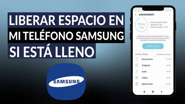 Video thumbnail for ¿Cómo liberar espacio en mi teléfono SAMSUNG GALAXY si la memoria está llena?