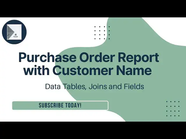 Video thumbnail for Build a Customer Purchase Order Report From Scratch in ConnectWise!
