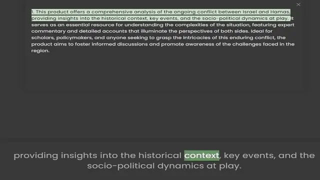 Video thumbnail for providing insights into the historical context, key events, and the socio-political dynamics at play. It serves as an essential resource for understanding the complexities of the situation, featuring expert commentary and detailed account