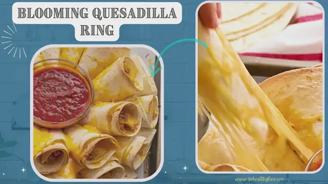 Video thumbnail for Blooming Quesadilla Ring