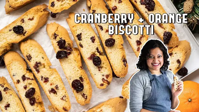 Video thumbnail for Cranberry and Orange Biscotti // The PERFECT Christmas Snack