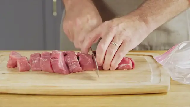 Video thumbnail for Ají Verde Pork Skewers with Grilled Corn