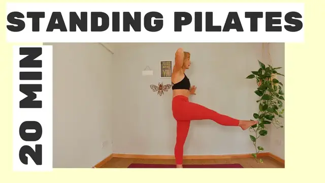 Video thumbnail for Fire up your glutes with this intermediate standing Pilates workout