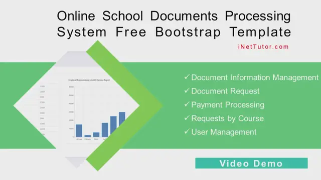 Video thumbnail for Demo - Online School Documents Processing System Free Bootstrap Template